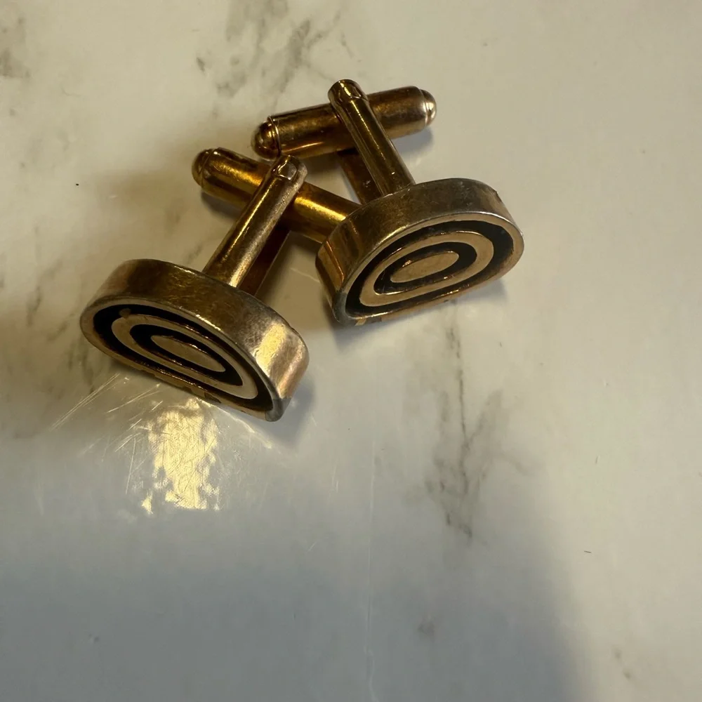 Gold‎ Cufflinks
